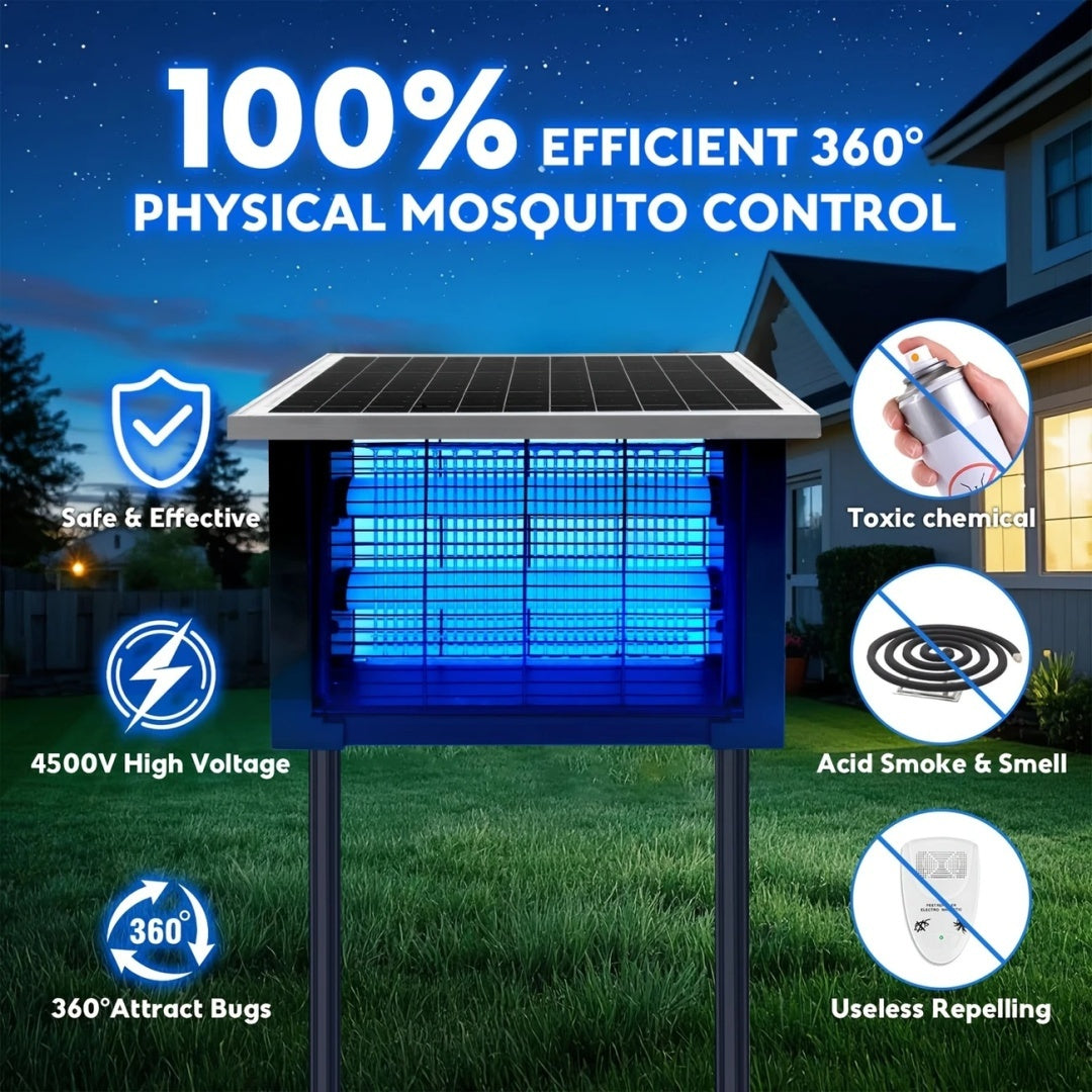 Outdoor Solar Mosquito Trap Hanging Lamp