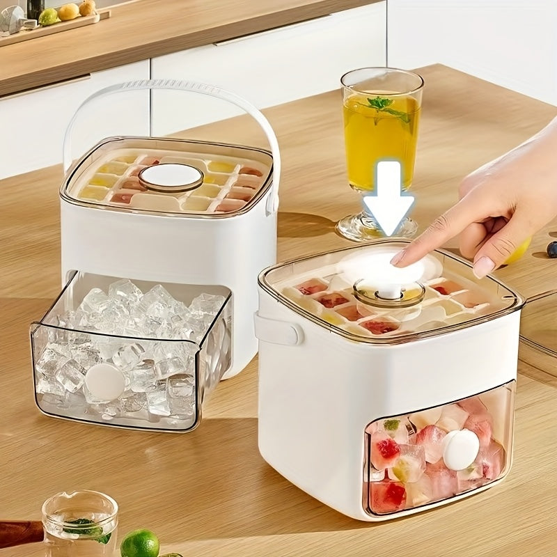 48-Grid Ice Cube Tray with Lid