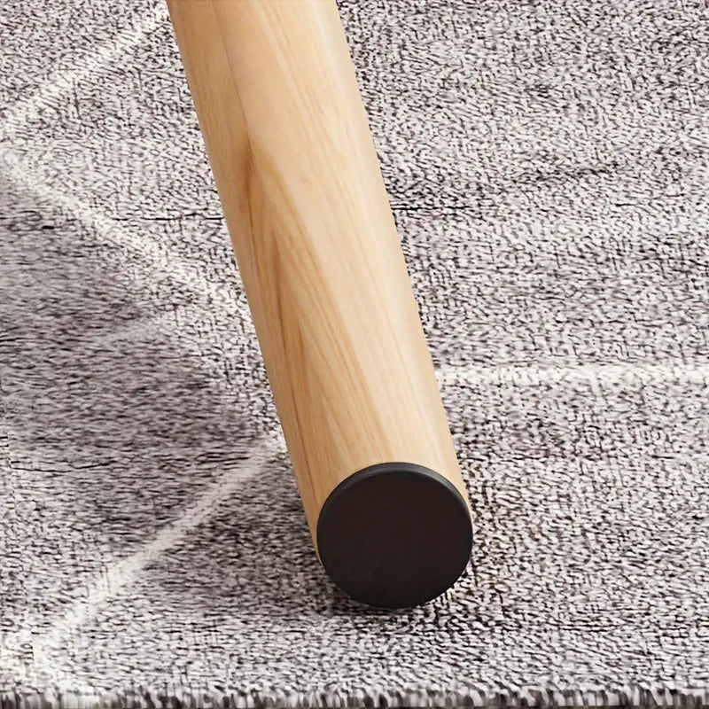 Minimalist Round White Coffee Table - Small and Space-Saving