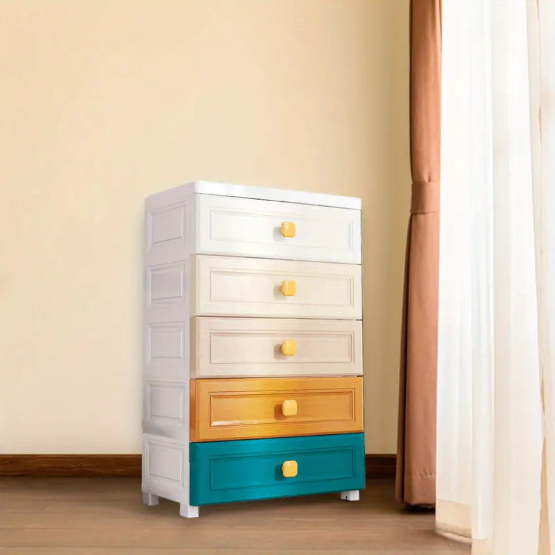 Ultimate Organizer: 5-Tiered Plastic Drawer Storage Unit