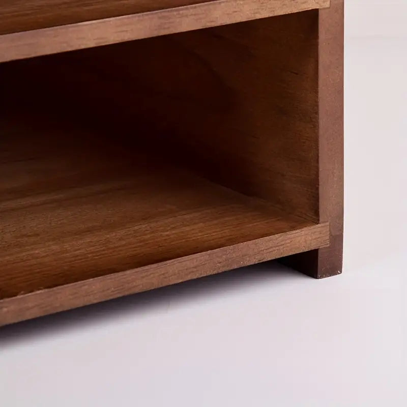 Vintage Solid Wood A4 Multi-layered File Organizer Box Rack