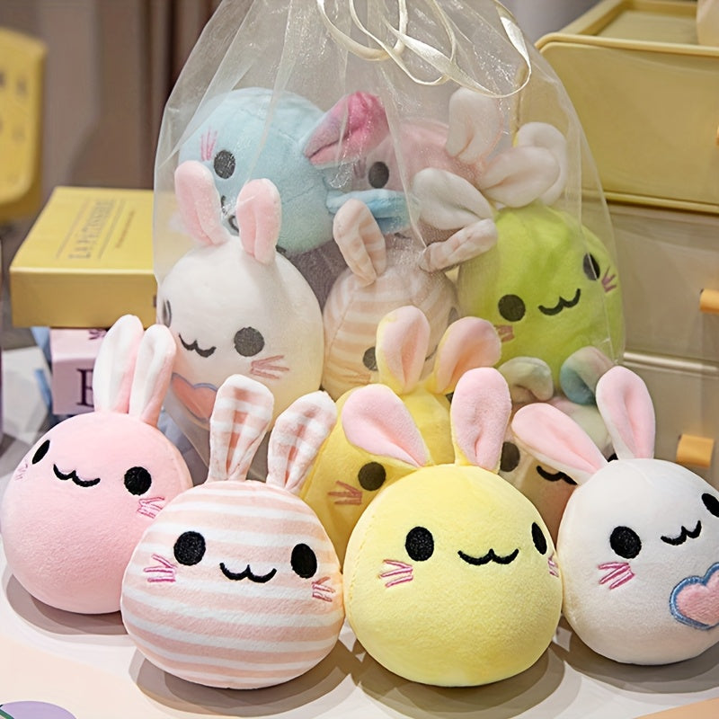 9-Piece Adorable Easter Rabbit Plush Dolls Set