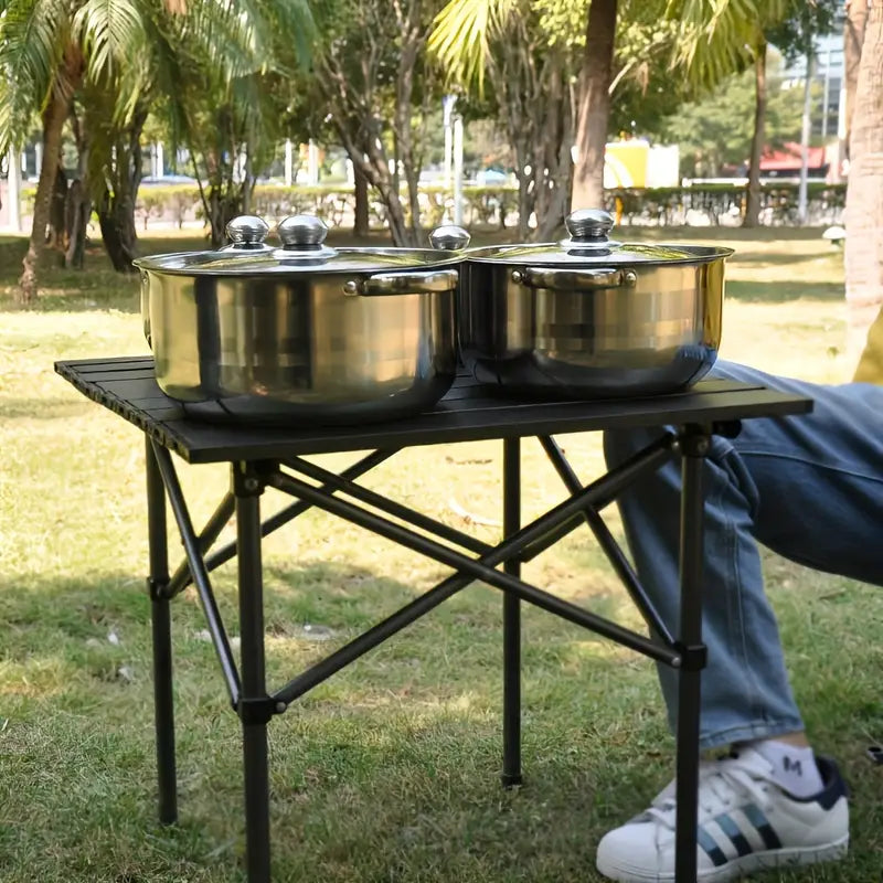 Premium 8-Piece Stainless Steel Pot Set - Heavy-Duty