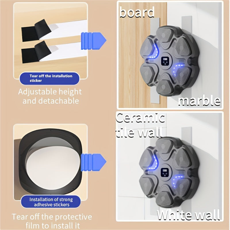 Wireless Wall Punching Pad with Gloves