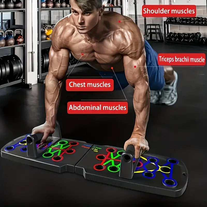 Multi-functional Folding Push Up Board