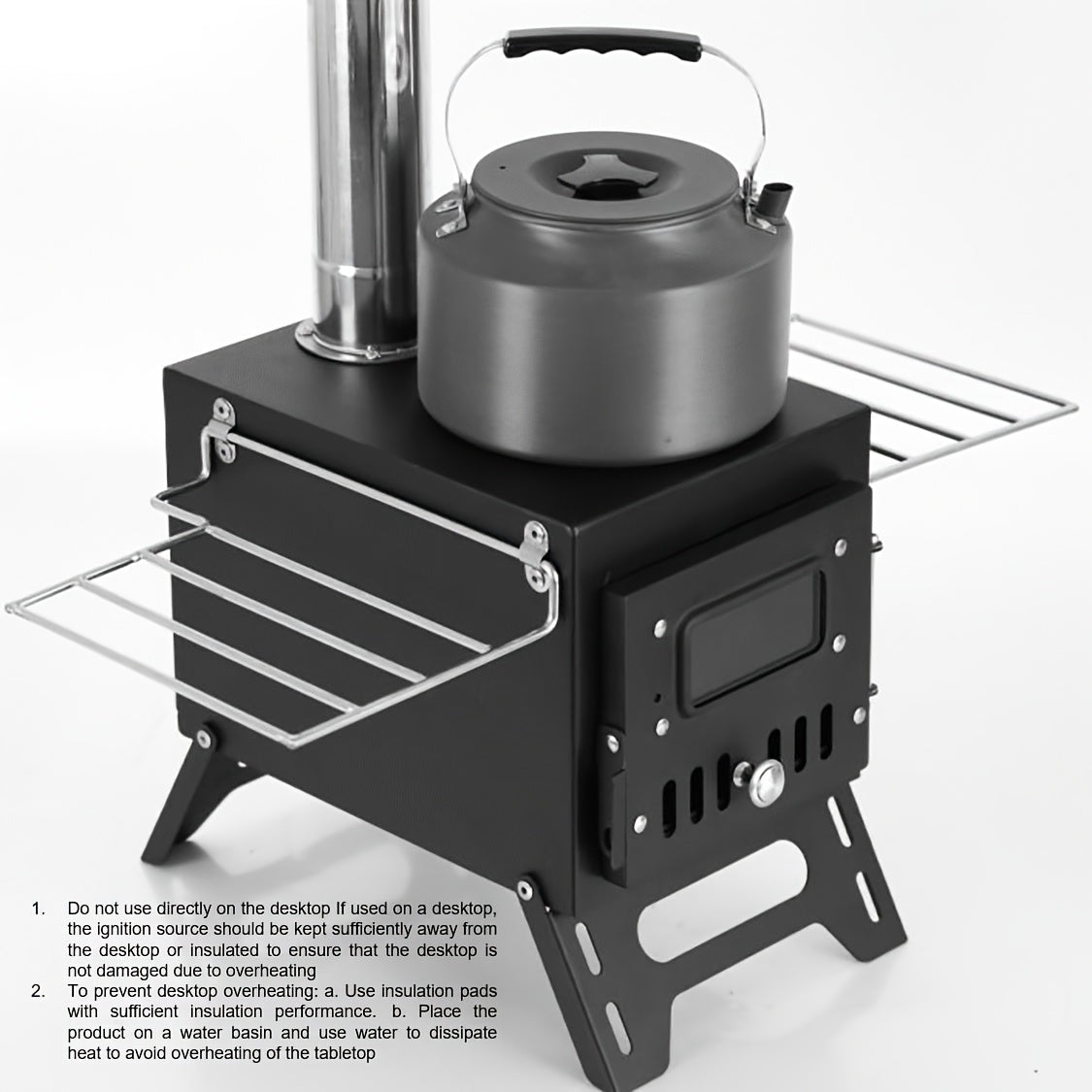 Portable Stainless Steel Camping Stove for Outdoor Cooking