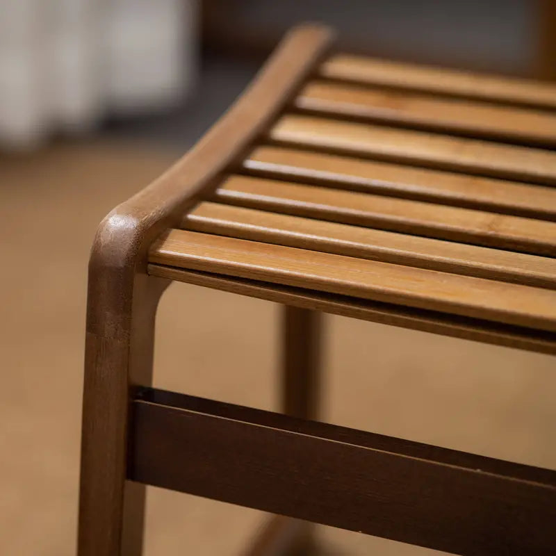 Relax in Style with the Bamboo Stool