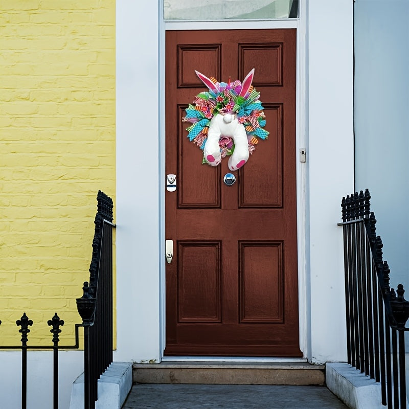 Classic Easter Bunny Wreath Door Decor