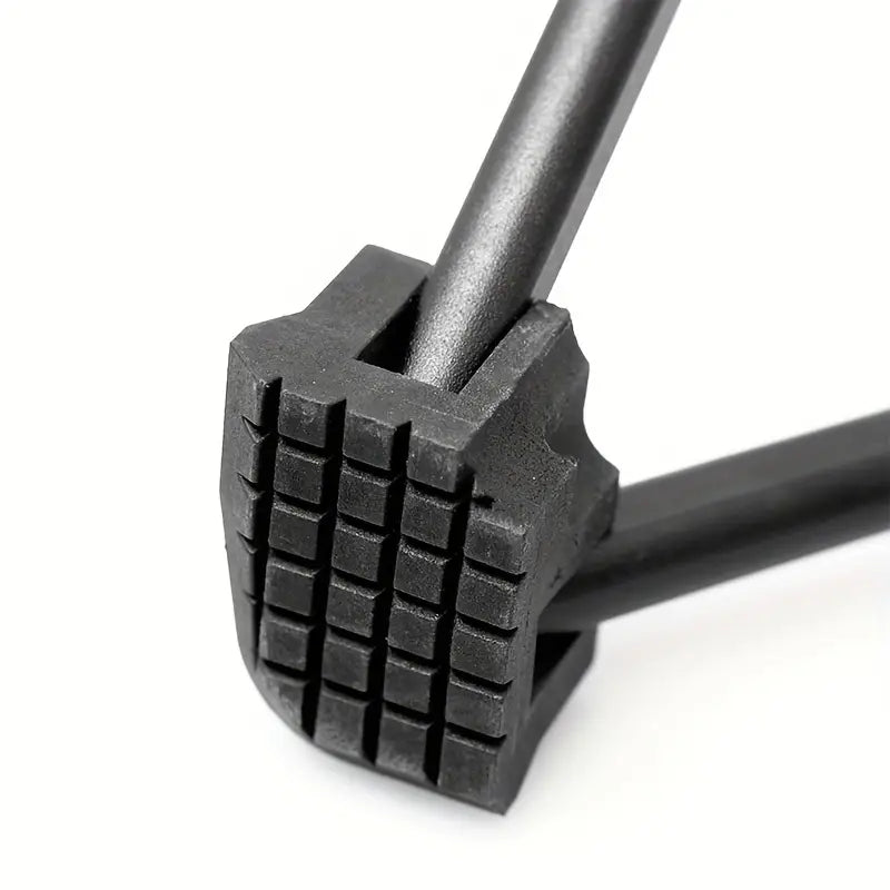 Portable Aluminum Alloy Folding Table for Outdoor Camping - Black