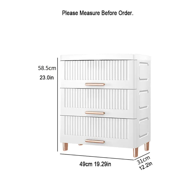 Effortlessly decluttering with the Plastic Drawer Storage Cabinet Organizer