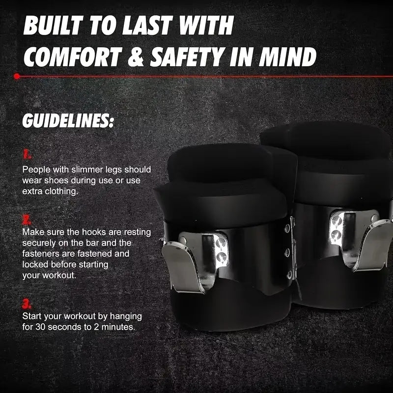 Gravity Inversion Boots with Adjustable Straps
