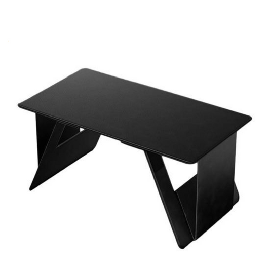 Portable Laptop Desk Stand: Foldable & Adjustable, Ideal for Bed, Couch, Office - Black