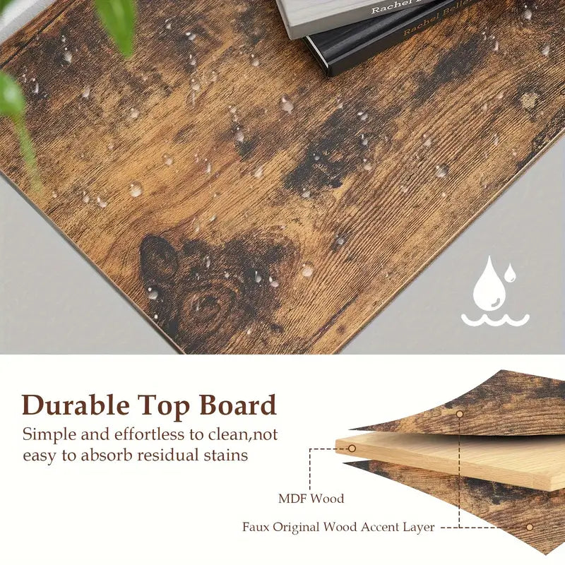 Versatile Bedside Table Organizer - Brown