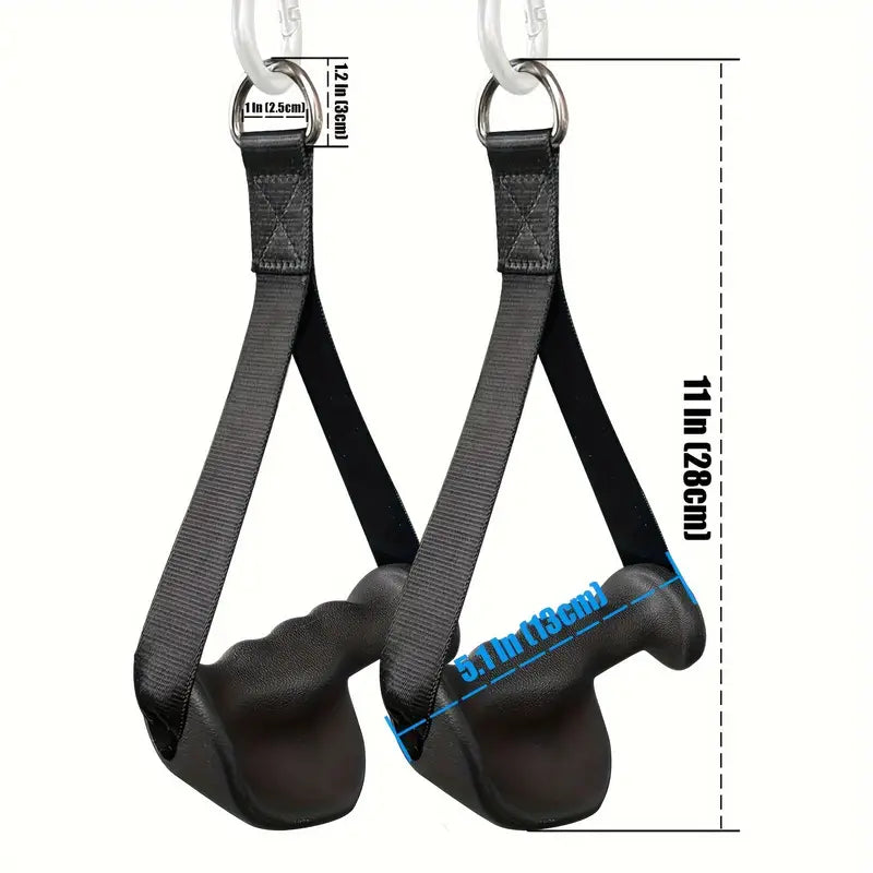 Ergonomic Tricep Rope Pulldown Attachment