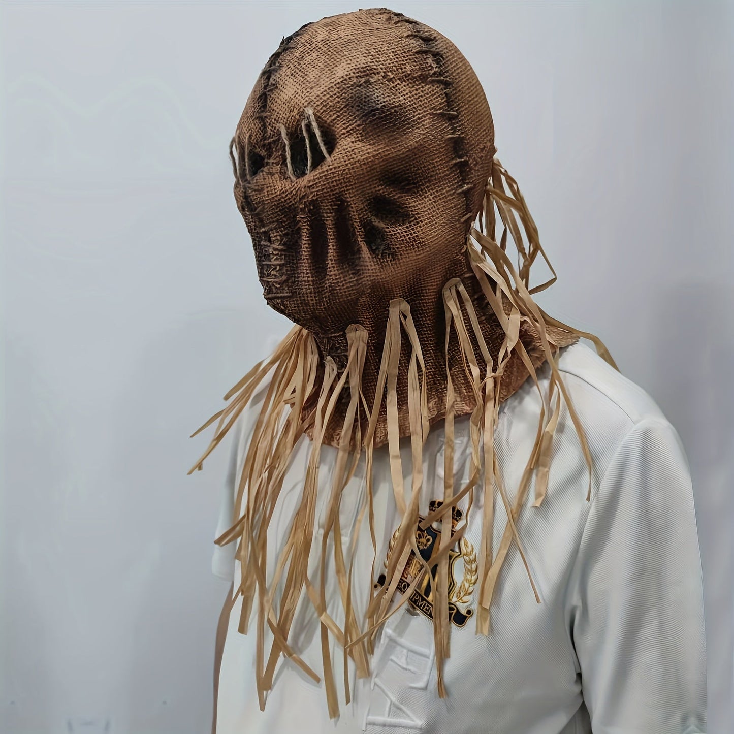 Horror Mask Scarecrow Style Halloween Costume