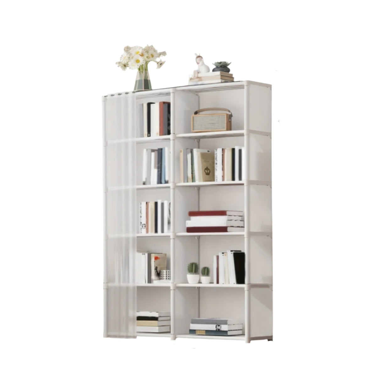 6-Tier Metal Storage Organizer for Office & Home