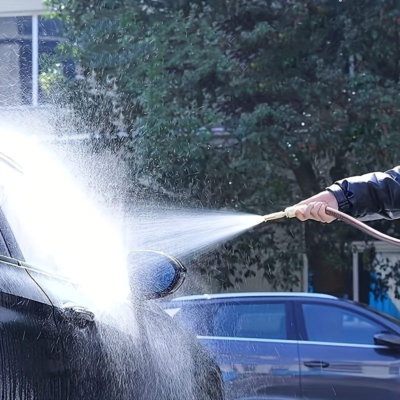 Expandable Zinc Alloy Garden Hose with Spray Gun