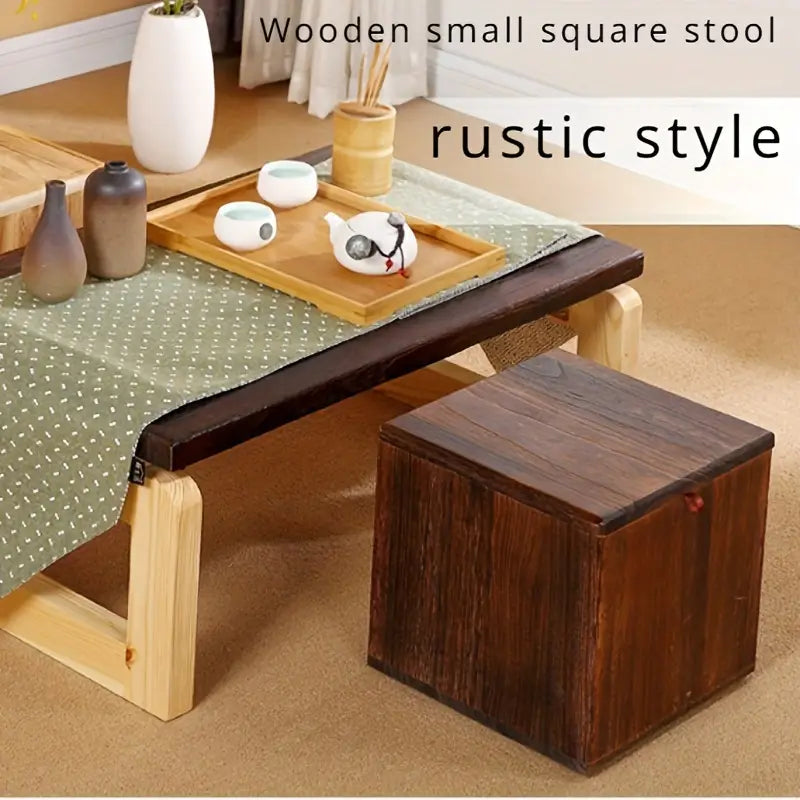 Flip Top Lid Storage Bench - Brown