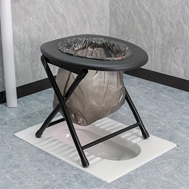 Foldable Portable Toilet for Outdoor Universal Use