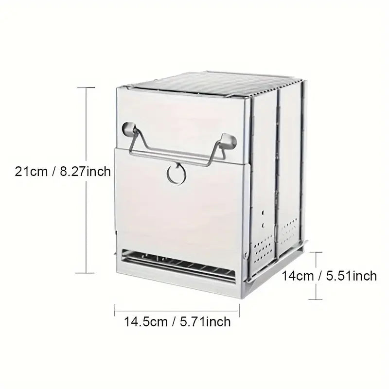 Stainless Steel Portable Camping Stove for Survival Cooking