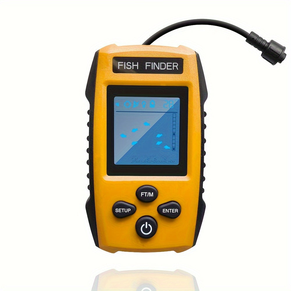 Wired Portable Sonar Fish Finder with Depth Alarm