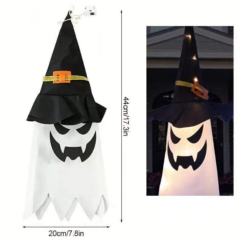 3pcs Enchanted Ghostly Witch Hat