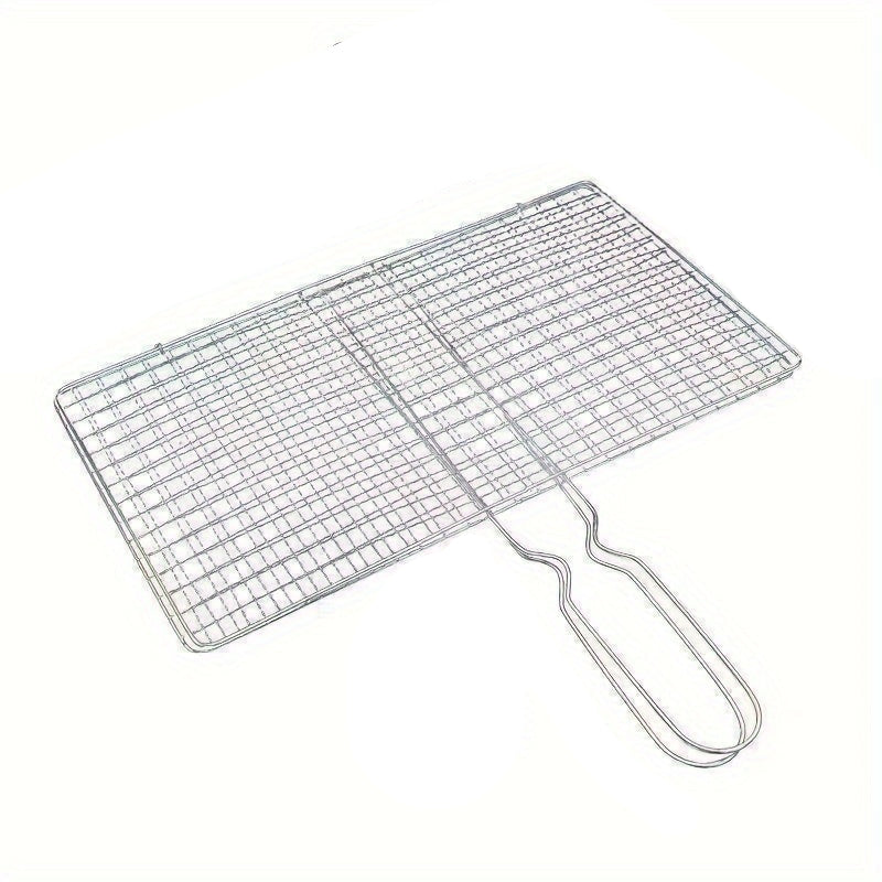 BBQ Grill Basket Stainless Steel Fish & Meat Grill