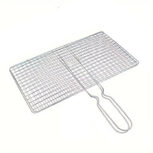 BBQ Grill Basket Stainless Steel Fish & Meat Grill