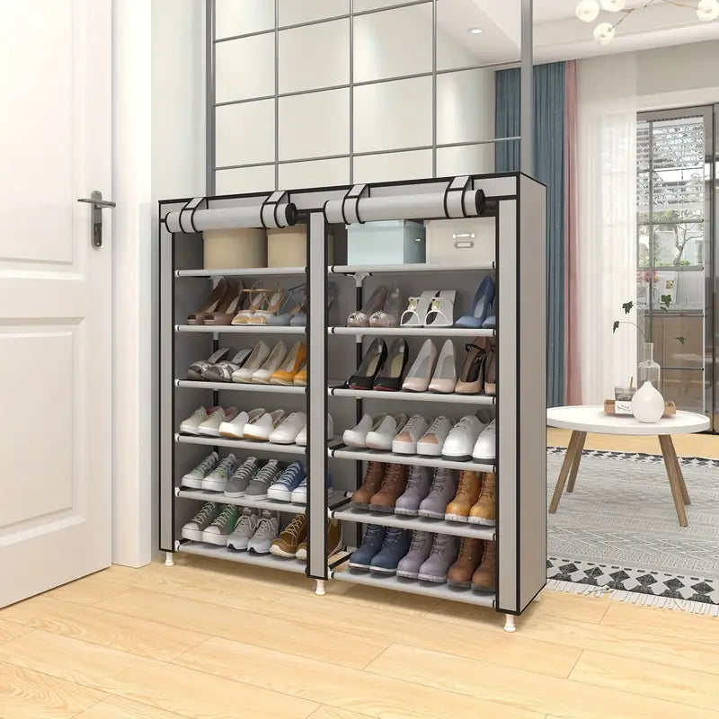 Keep your footwear collection in perfect order with this Free Standing Shoe Organizer