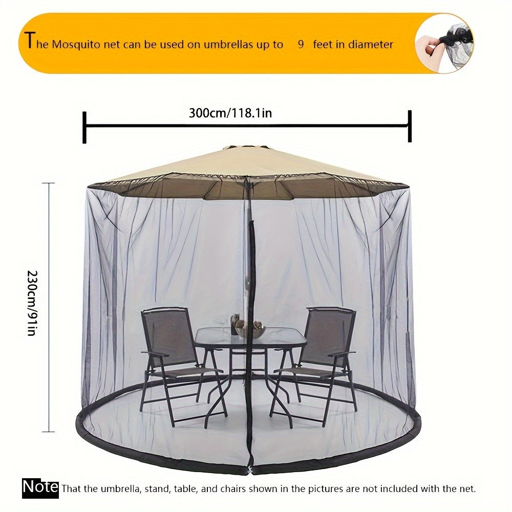 Outdoor Mesh Mosquito Net Black