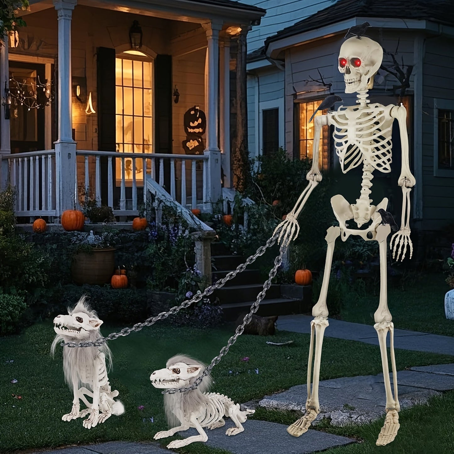 Halloween Plastic Chain Haunted Decoration