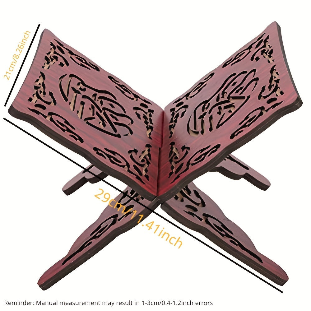 Wooden Quran Wine Holder Stand
