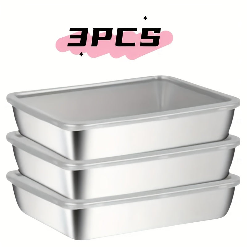 Leak-Proof Stainless Steel Food Storage Containers