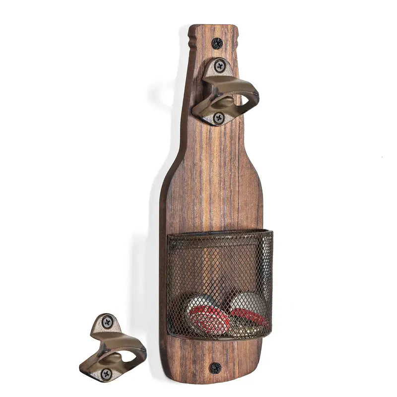 Industrial Style Beer Bottle Opener - Multi-functional Wall Decoration Pendant