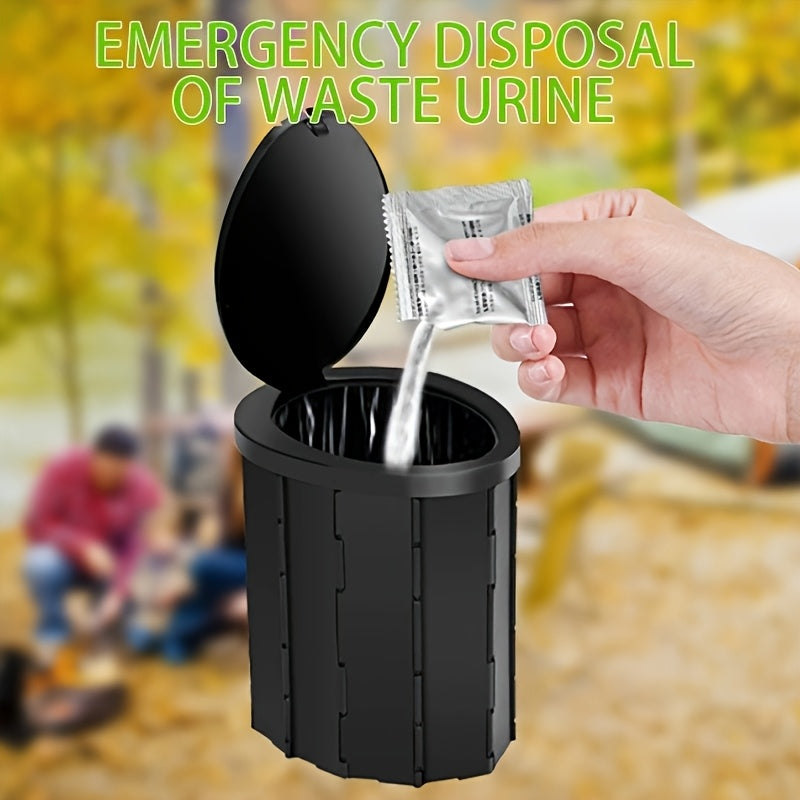 Portable Pop-Up Camping Toilet Kit for Adults