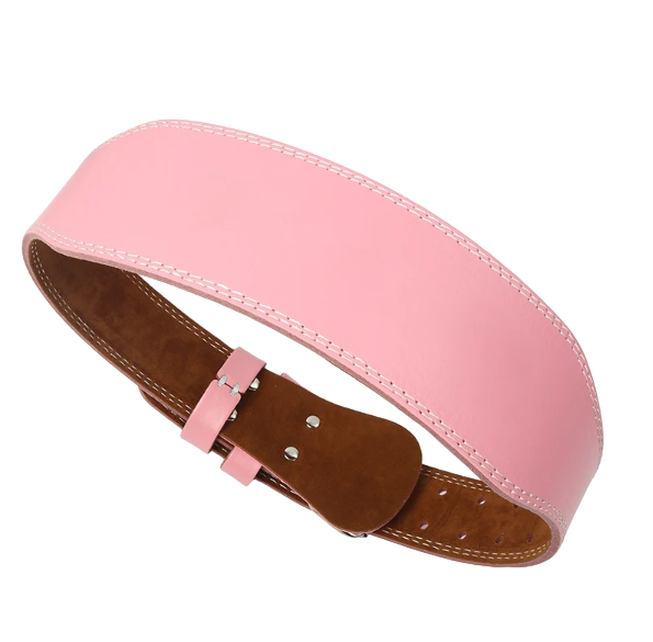 Women's Pink Weight Lifting Belt - 10.5cm Back Support