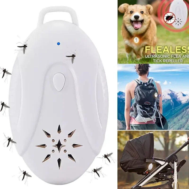 USB Rechargeable Ultrasonic Mosquito Repeller