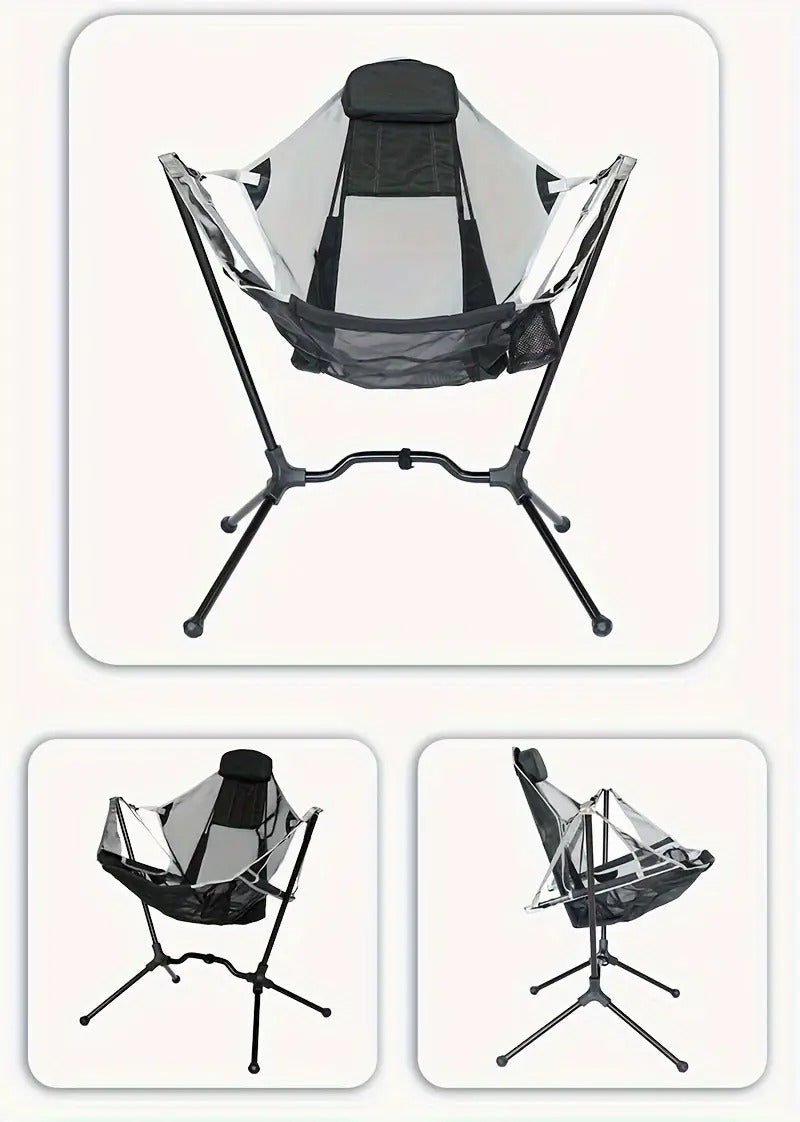 Folding Outdoor Chair with Footrest