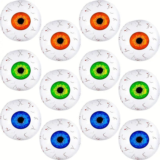 Realistic Eye Balloons Halloween Party Decor (12pcs)