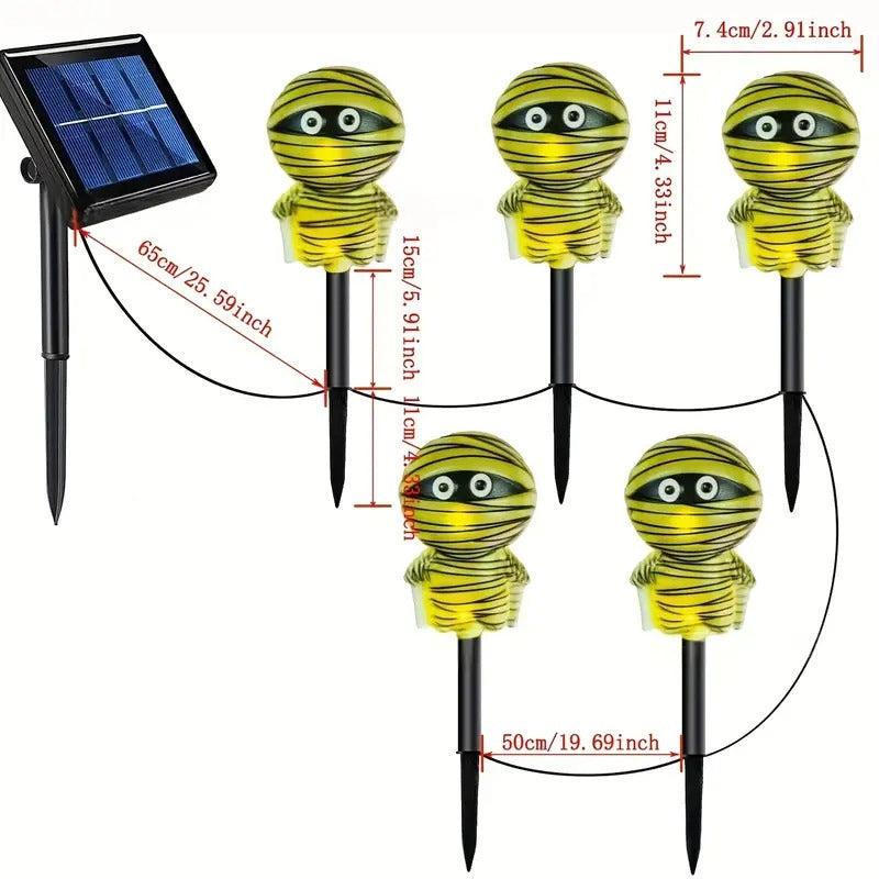 Halloween Solar Mummy Stake Light Decoration
