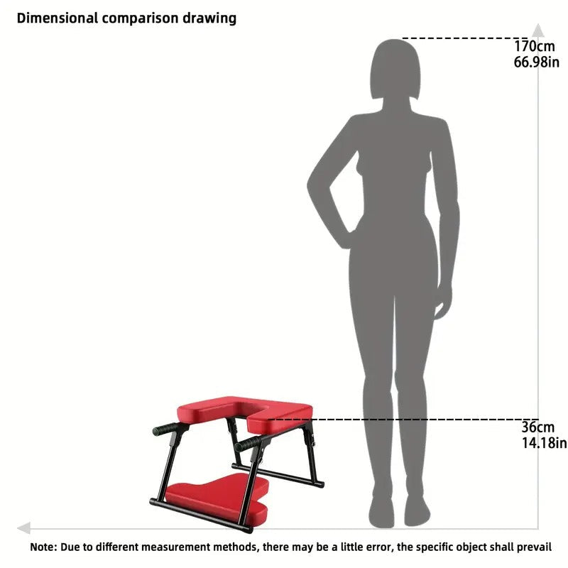 PU Easy-Fold Yoga Inversion Bench Home Fitness