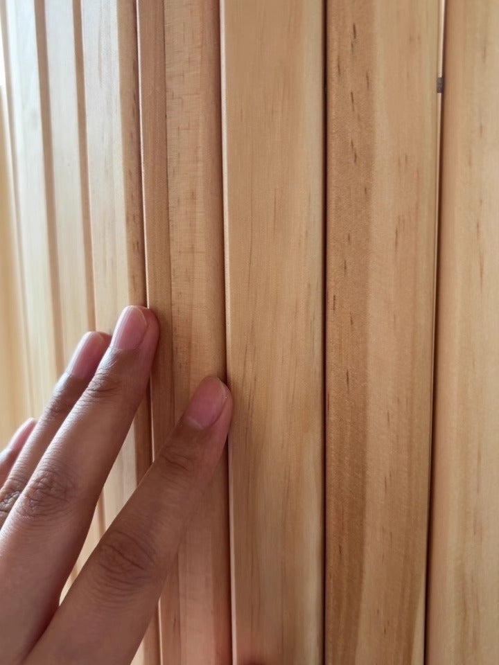 Wooden Folding Room Divider Privacy Screen