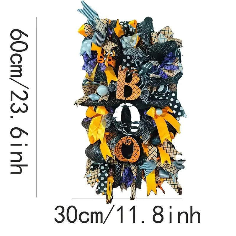 Halloween BOO Garland Pumpkin Haunted House