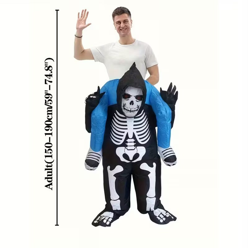Inflatable Skeleton Costume for Adults