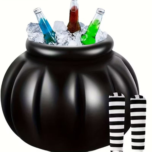 Inflatable Witch Cauldron Halloween Party Decoration (2pcs)