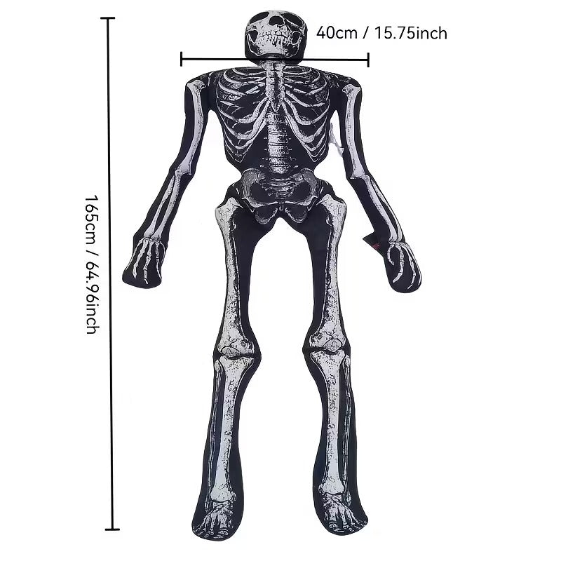 Gothic Humanoid Skeleton Doll Halloween Decor