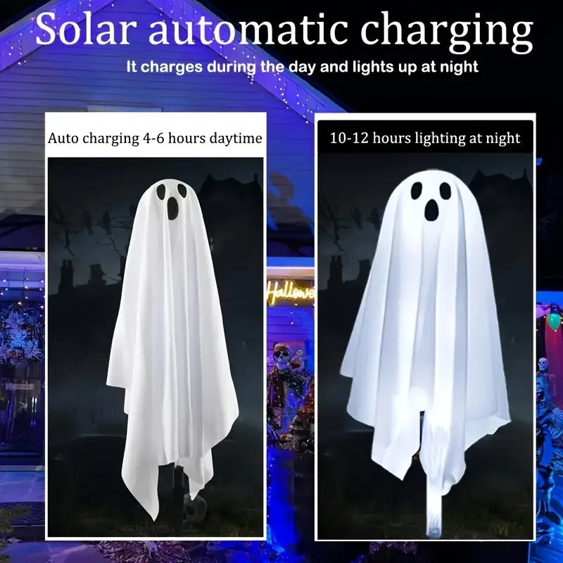 Solar Garden Lights 6-Pack Halloween Ghosts
