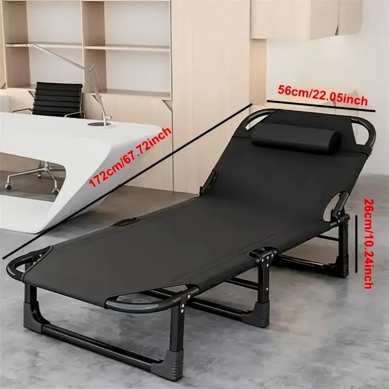 Sun Lounge Bed with Adjustable Recline