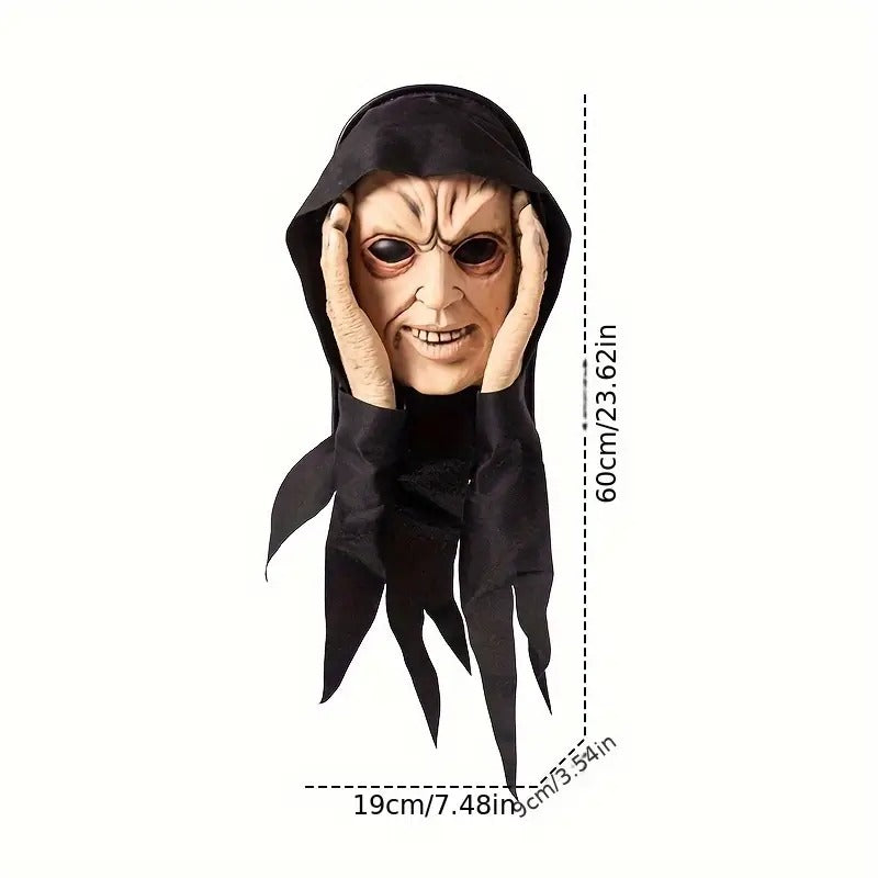 Witch Hanging Decoration Glowing Eyes