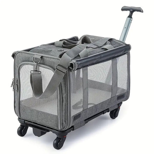 Pet Carrier with Aluminum Frame and Removable Base
